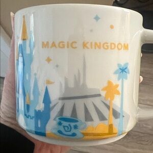 Starbucks You are Here Magic Kingdom Souvenir Mug **RARE**